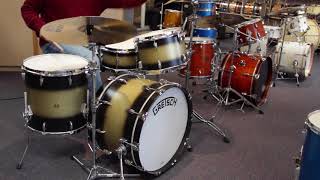 Gretsch Broadkaster Kit in Gold Duco with Matching Snare Drum 22, 13, 16, 6 5x14