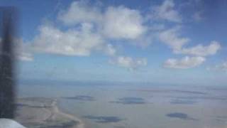 Aero veiw of Lake Eyre-Great Australian Outback Flood 2010