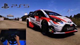 WRC 9 PS5 Logitech G29 Gameplay: Toyota Yaris WRC