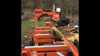 Woodmizer LT35 video: Cutting Catalpa and Hickory