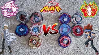 Pegasis Evolutions VS L-Drago Evolutions/Dragon Clan Beys | Beyblade MFB Generational Battle!!