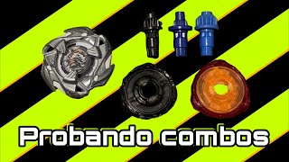 Probando combos de Weisstiger (Ataque) #ベイブレード #beyblade #beybladex