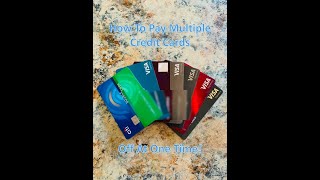 How To Pay Multiple Credit Cards Off At One Time! (Velocity Banking)