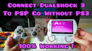 How to Connect Original DUALSHOCK 3 Controller to PSP Go WITHOUT a PS3 (Easy Method with PC)