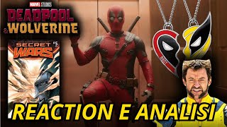 REACTION + ANALISI del TRAILER di DEADPOOL 3 - TUTTO QUELLO CHE NON HAI NOTATO!!