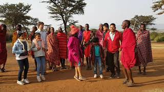 Dancing with Masai