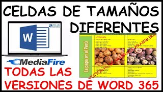 ✅💥🔥Crear CELDAS con medidas DIFERENTES en ANCHO Y ALTO con ORIENTACION DE TEXTO