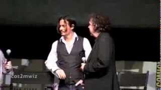 Johnny Depp & Tim Burton at Comic Con - 1