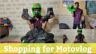 Shopping for Motovlog!! मोटोवलोग के लिए इतना सारा सामान खरीदना पढ़ा!!😱😬😊 #motovlog #RidewithVIKAS