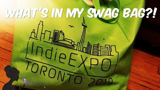 Indie expo Canada part 2 | what I got in my swag bag?! | nails