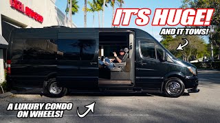 Buying a GIANT Mercedes Sprinter Van For Rallies! *LUXURY CONDO ON WHEELS!*