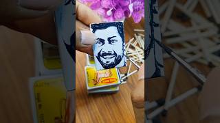 Painting on Match box   #shorts #viral #art