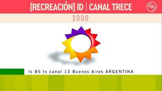 [RECREACIÓN] ID - Canal Trece | 2000