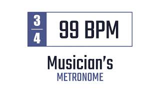 99 BPM - 3/4 - Metronome