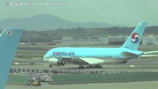 Korean Air A380 (HL7611) Take-Off From Seoul- Incheon Airport 2012 (HD)