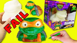 TMNT Mutant Mayhem Light Up Mikey Vinyl. DIY Fail!