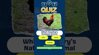 National Animals Quiz #1 #quiz #animals