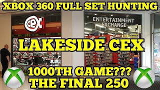 Lakeside CEX, my first ever visit! Could the 1000th game happen? Xbox 360 full set hunting!