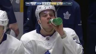 Auston Matthews 29th Goal of the Season! 3/22/2018 (Toronto Maple Leafs at Nashville Predators)