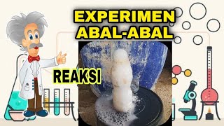 EXPERIMEN reaksi cuka dan soda