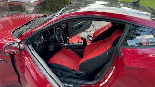 TURNING MY BASE MODEL MUSTANG GT INTO A PREMIUM!!! **RED SEATS**