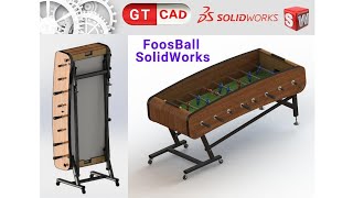 😀Game Time: Foosball(Football Table) in SolidWorks 👾⚽️ #SolidWorks #foosball #football