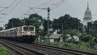 LATE RUNNER BRAHMAPUTRA MAIL CRAWLING AWAY FROM NJP WITH TKD WAP7