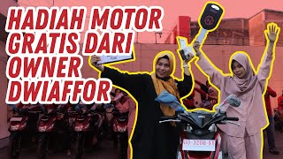 BISNIS TANPA MODAL DAPAT HADIAH MOTOR GRATIS LANGSUNG DARI OWNER KOSMETIK VIRAL DWIAFFOR!!