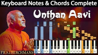 Unthan Aavi Enthan Keyboard Notes & Chords Complete | உந்தன் ஆவி எந்தன் உள்ளம் | Berchmans, JJ Vol 6