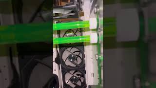 Extreme Elite 4090 gaming PC custom water loop testing