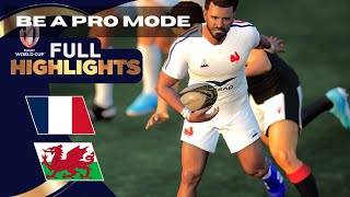 HIGHLIGHTS I France v Wales RUGBY WORLD CUP 2023 I Game 21 - Rugby Challenge 4