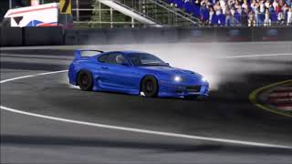 Drifting a Toyota Supra cinematic video