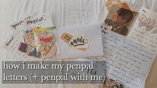 how i make my kpop penpal letters (+ penpal with me ; aurora)