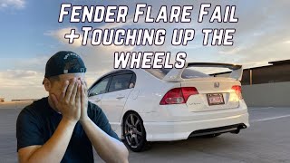 Fender Flares Fail! + Touching Up The Wheels