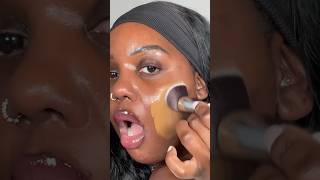 FILTER IN A FOUNDATION??? PT.2 #easyblurfoundation #hudabeauty #makeupshorts #darkskinmakeup