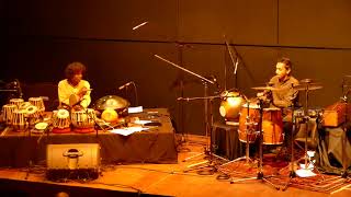 Duo de percussions : Prabhu & Stéphane Edouard, médiathèque Marguerite Duras