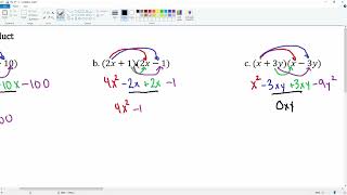 Product a Difference of Squared. Question 7