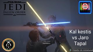 Kal kestis vs Jaro Tapal Jedi Fallen Orden Star Wars.