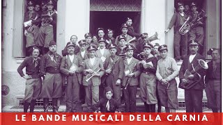 Le bande musicali friulane musica tradizionale per celebrare feste in Carnia old wind band Italy