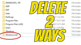 Delete this folder that won't delete on Windows 11 ( Best Way )