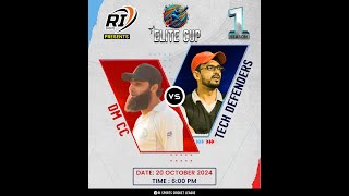 LIVE || ELITE CUP || MATCH NO5 || TECHDEFENDERS V/S DM CC || AR PRODUCTION