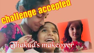 Thakkudu’s makeover video#youtube #youtubechannel #പൊൻവെയിൽ വീഴവേ....#coversong #makeover