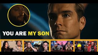 PLOT TWIST !!! YOUTUBER REACTIONS TO HOMELANDER REVEALED TO BE SOLDIER BOY'S SON | The Boys S03E07