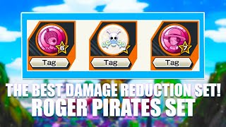 THE NEW BEST DAMAGE REDUCTION SET 27% / ROGER PIRATES SET / ONE PIECE BOUNTY RUSH