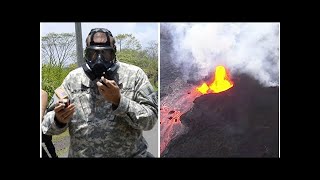 Hawaii volcano eruption captured in STUNNING drone footage flying in most DANGEROUS spots