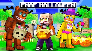 FNAF Took Me Trick Or Treating In Minecraft!