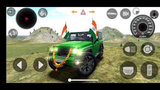 Dollar Song 🎵😈 Modified Mahindra Black Thar || Indian Cars Simulator 3D || Gadi wala games parts 53