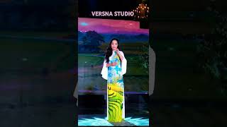 Chiếc Áo dài vẽ ruộng bậc thang vô cùng vi diệu từ các cộng sự #versnastudio #music #shorts