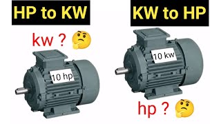 Kw to Hp Calculate | Hp to Kw Calculate | Power Calculate Formula in Urdu Hindi