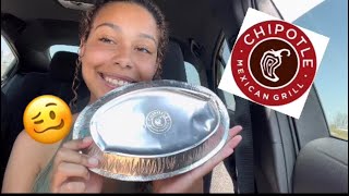 Chipotle Mukbang!! Pollo Asada, Steak Bowl👀👀||beach videos||